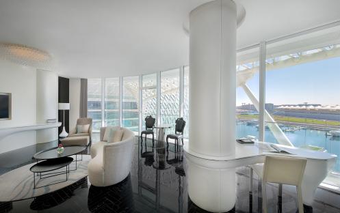 W Abu Dhabi Fabulous Suite Living Room Default