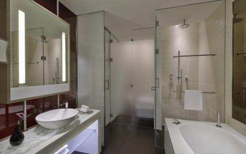 W Abu Dhabi Wonderful Guest Bathroom Default