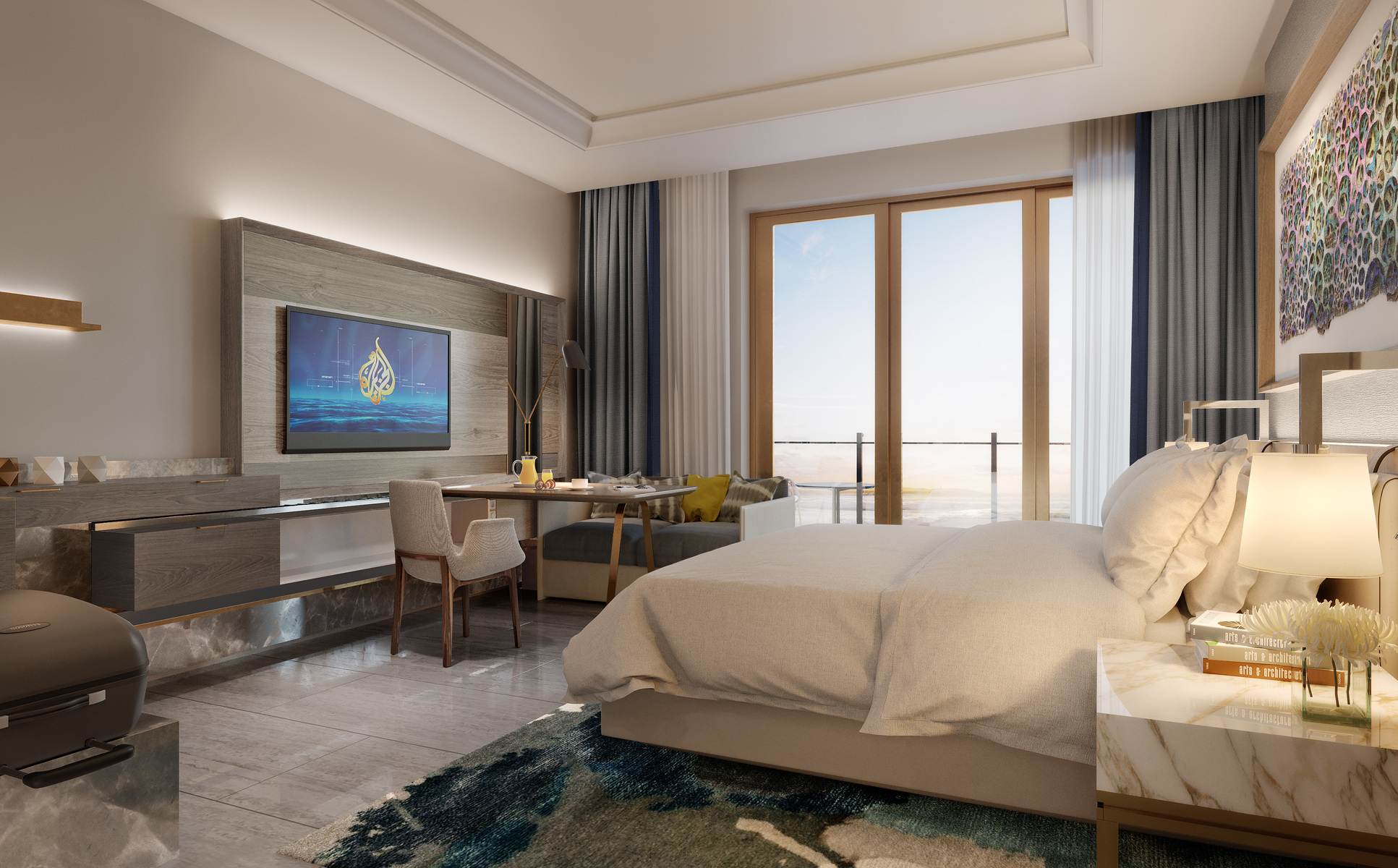 Hilton Abu Dhabi Yas Island King Guest Room