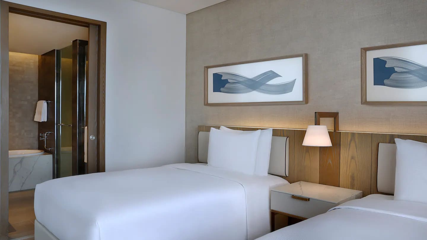 Hilton Abu Dhabi Yas Island Two Double Bed Deluxe
