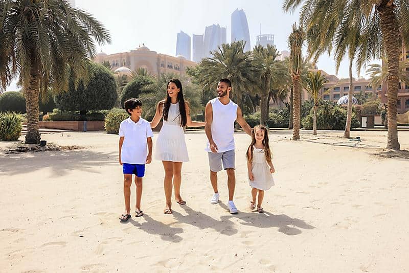 Emirates Palace Mandarin Oriental Abu Dhabi Family Photo