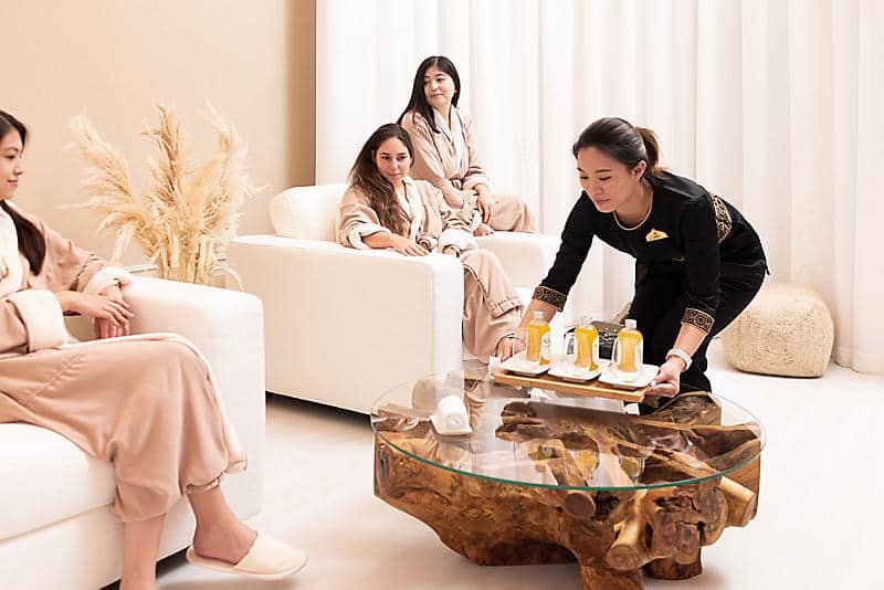 Emirates Palace Mandarin Oriental Abu Dhabi Hideaway Spa Relaxation Area