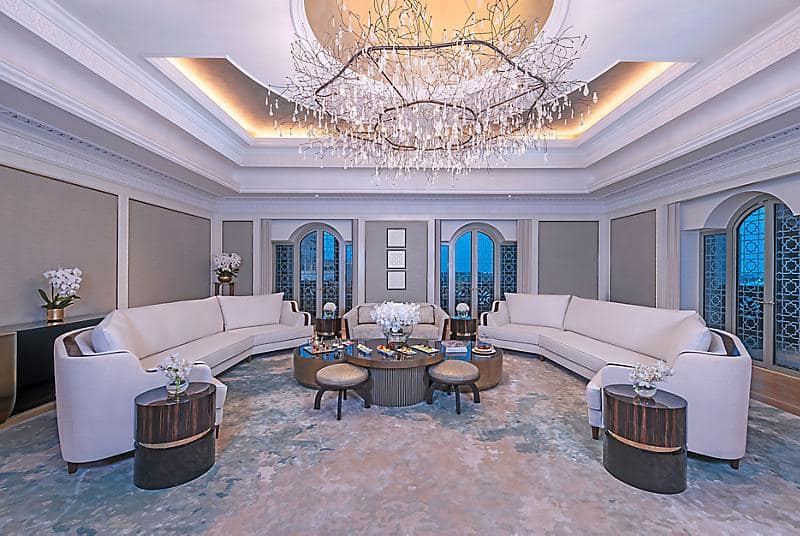Emirates Palace Mandarin Oriental Abu Dhabi Royal Suite Living Area
