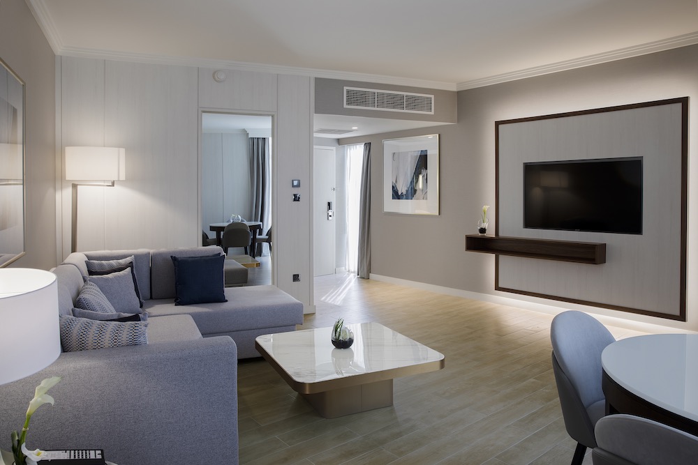 Beach Rotana Hotel Abu Dhabi City View Suite With Balcony Living Room (2)